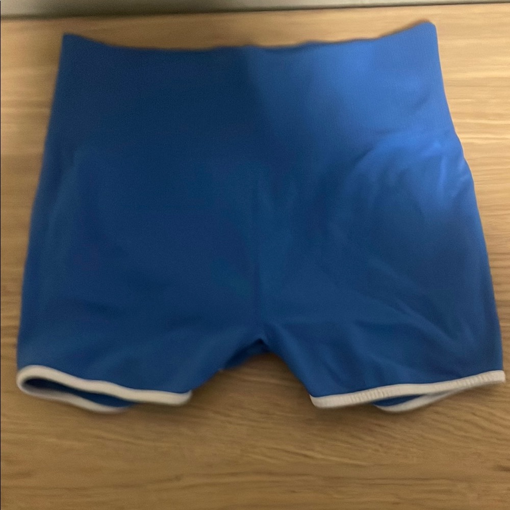 Wild Fable Blue Athletic Shorts High-Rise Stretch